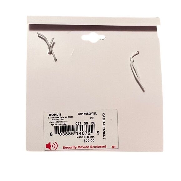 NWT Sonoma Gold Tone Moonstone Color Bead And Rhinestone Set Of 2 Bracelets - Picture 3 of 3